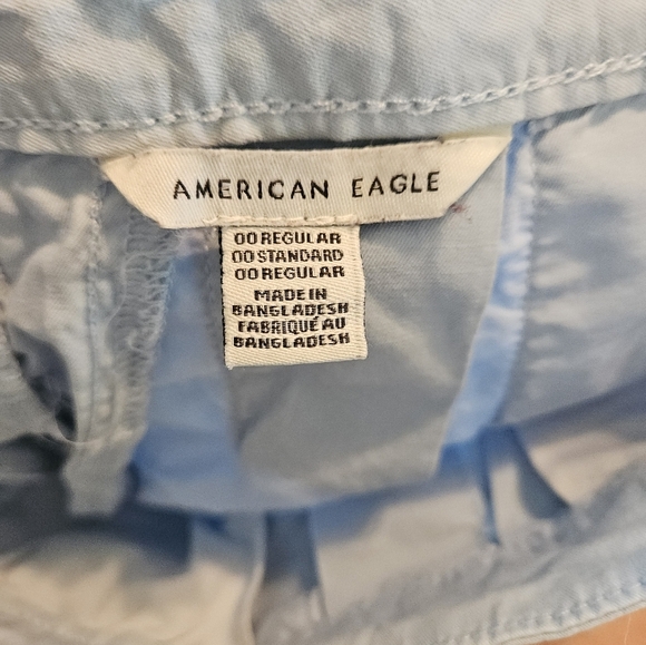 American Eagle pleated Pale blue skirt size 00 regular. - Picture 2 of 3